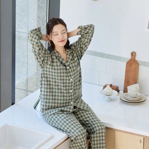 바풀 CA5W25816 여성잠옷 순면 기모 잠옷 여성 파자마 세트