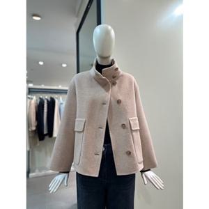 [CC콜렉트] 하이넥 핸드메이드 숏 코트 (C254MSG501)