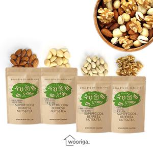 [우리가스토리] 실속 견과 4종세트 22호(아몬드+마카다미아+피스타치오+호두)