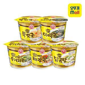 [오뚜기골라담기] 간편 컵국 5종 15개 (미역국/북엇국/사골우거지국/해장국/닭곰탕)