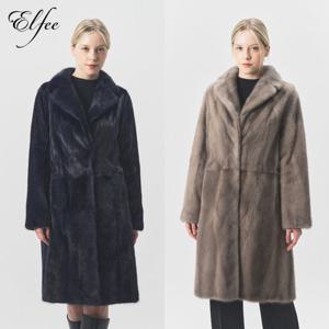 [방송에서만가격인하][진도]풀스킨 휘메일 밍크 롱코트(유색)