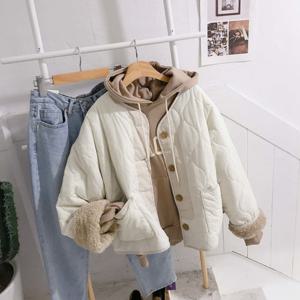 보블리에 / (양면) 리버시블 누빔 양털 점퍼