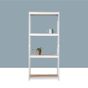 스피드랙 W600XD400XH1200 4단 무볼트 조립식앵글선반