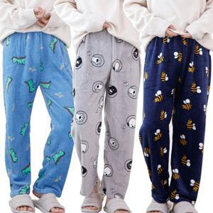 남성 따뜻하고 포근한 밍크 수면바지 겨울 홈웨어 파자마 이지웨어 극세사 잠옷