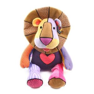 사자 인형 80cm 대형 애착 장난감 하트 러블리 컬러 (W7383F8)