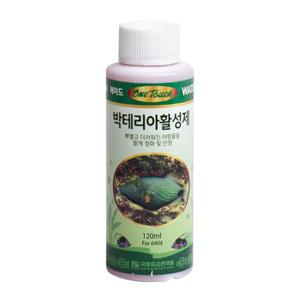 원터치 박테리아 활성제 120ml 수질개선 어항 물갈이
