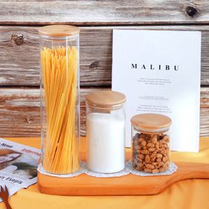 인블룸 원목뚜껑 원형 내열유리병 1500ml 1+1