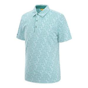 [마코](남성)로고1492프린트카라반팔티셔츠_MKM2TS05