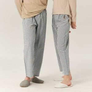 [디얼마미]고방 체크 9부 잠옷바지 파자마 엄마옷 마담 중년여성