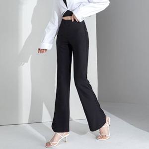 2장 제이케이 국산 여성 여름 쿨 스판 부츠컷 팬츠 나팔 바지