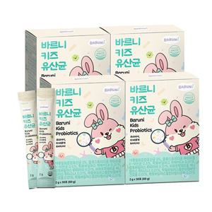 [바르니] 키즈 1억 생유산균 30포x4박스(4개월분)