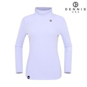 [데니스골프][DENNIS] 여성)모달터치 골지스판 볼륨소매 하이넥티셔츠_NAMWLTS066