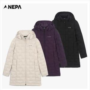 [네파]여성 투부스 무봉제 튜브 경량 롱 패딩 구스 다운 아우터 겨울 점퍼_GN