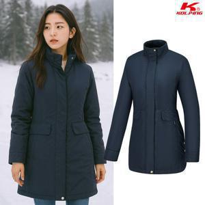 콜핑 여성 겨울 다이아 퀄팅 중기장 보온 등산 패딩 자켓 KSC673RJ7W