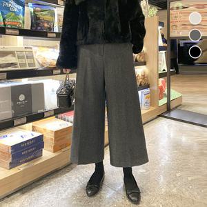 코코블랙 / 모직 8부 팬츠 (3color)