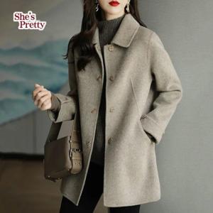 [쉬즈프리티] 안나싱글모직코트 L까지_여성코트