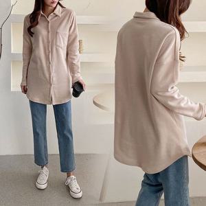 여성의류 IL 루즈베이직기모카라티 C271H012 빅사이즈