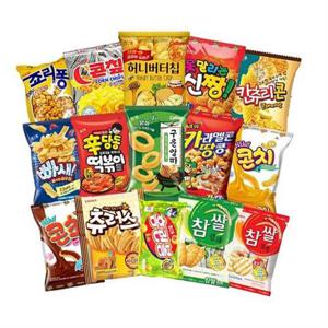갤러리아_해태크라운 인기 봉지과자 15종 묶음세트