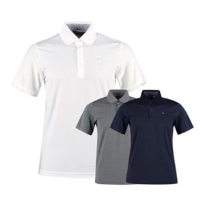 남성 여름 골프웨어 골프 펀칭 카라티 반팔 티셔츠 L030523M039