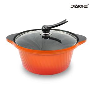 키친아트냄비 Y시리즈 세라믹코팅 주물 곰솥 냄비 32cm