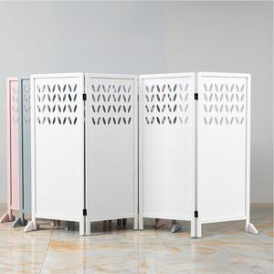 심플리스 잎새 미니 4단 (1200) 파티션 가림막 원목 이동식 접이식 인테리어 칸막이
