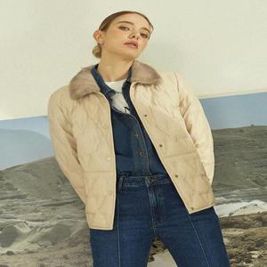 [리오벨][리오벨] 밍크 숏다운 양가죽 점퍼