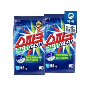 [스파크]스파크 세탁세제 리필 9.5kg x2개