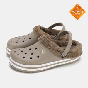 빌리버스 남자 겨울 데일리 방한화 파츠장식 털 클로그 BSS809