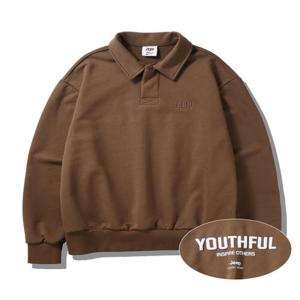 [지프]JQ1TSU812 브라운 25년 지프 카라넥 맨투맨C_SC