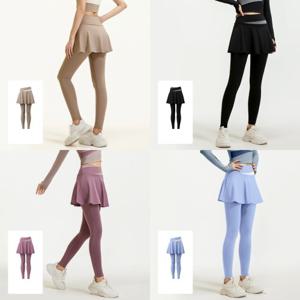 여름 치마레깅스 여성 힙커버 골프 테니스 요가 레깅스 치랭스