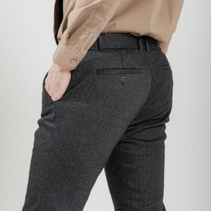 [엠필]겨울 기모 헤링본 히든밴딩 스판정장바지 3종세트 30-38사이즈까지