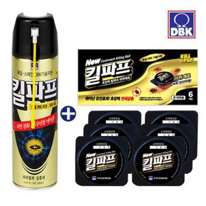 [바퀴약 특별구성+강력살충!] 킬파프 울트라파워 500ml + 바퀴제거제6입 바퀴벌레 살충제