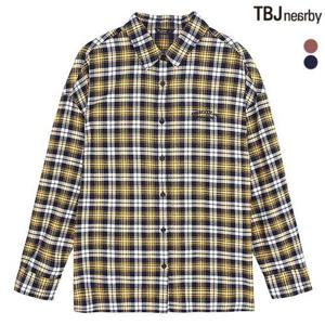 [티비제이]여성 코튼 체크셔츠 (T194SH600P)