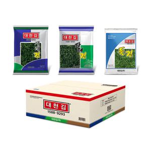 대천김 재래김 10봉+파래김 10봉+돌김 10봉 혼합(30봉x1박스)
