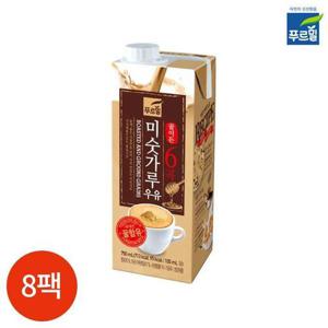 갤러리아_푸르밀 꿀이든 6곡 미숫가루 우유 750ml x 8팩