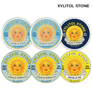 자일리톨스톤 무설탕 사탕 6통 세트 캔디 선물포장