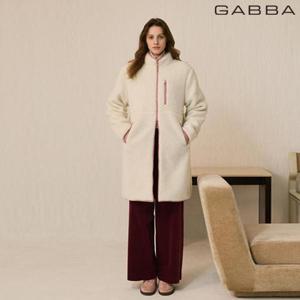 [가바]25FW 여성 롱 리버시블 플리스 패딩 점퍼