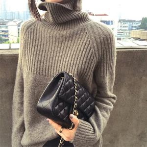 [유니제이] 골지 레글런 터틀넥 니트 티셔츠/폴라티/골지니트/겨울니트/55-66