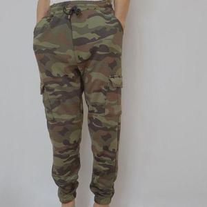 [브이와이]남성 전술바지 고무줄 카모 스트랩 팬츠