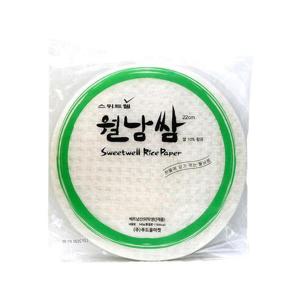 [JHM9NO4V_52EK]샐러드 쉽게 베트남 월남쌈 원형 22cm 340g