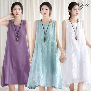 ★3종세트★[헬리꽁땡]링클냉감민소매원피스3종