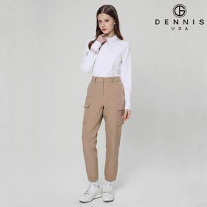 [데니스골프][DENNIS] 25FW신상 여성) 우븐 아웃포켓 베이직 뒷밴딩 조거팬츠_NAQFLPT351