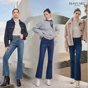 [맥스튜어트뉴욕] 25FW 여성 소프트 브러쉬 기모 데님 3종