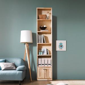 네시스 수 삼나무 원목 책장 6단 500_도어형 GM290