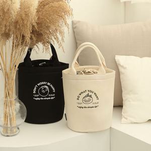 [카카오프렌즈]롤링클럽 보냉 버킷백 쿨러백 캔버스 도시락 가방