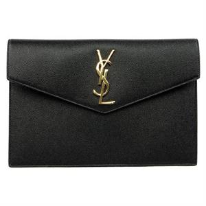 생로랑 모노그램 금장로고 클러치 565739 1GF0J 1000