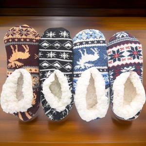 [옷자락] 여자 노르딕 털안감 겨울덧신 3개세트 방한 양말