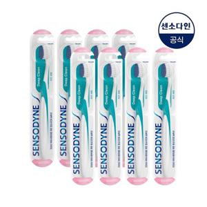 센소다인 딥클린 초 미세모 칫솔 8개