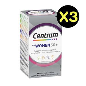 센트룸 실버 포 우먼 50세이상 여성 멀티비타민 미네랄 90정 X3