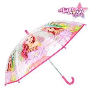 [서울트레이딩]시크릿 쥬쥬 별빛 53 투명 장우산 아동 초등학생 주니어 우산